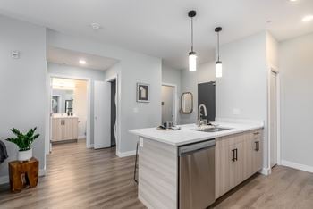 Luxury vinyl plank flooring